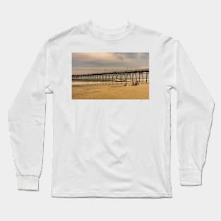 Sunset Beach Architecture Long Sleeve T-Shirt